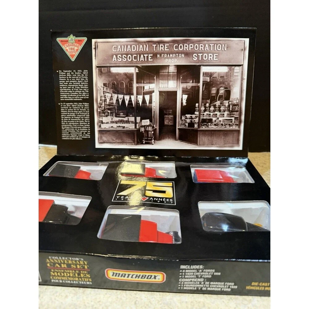 Matchbox Canadian Tire 75th Anniversary Car Set 6 Diecast Vehicles Sealed